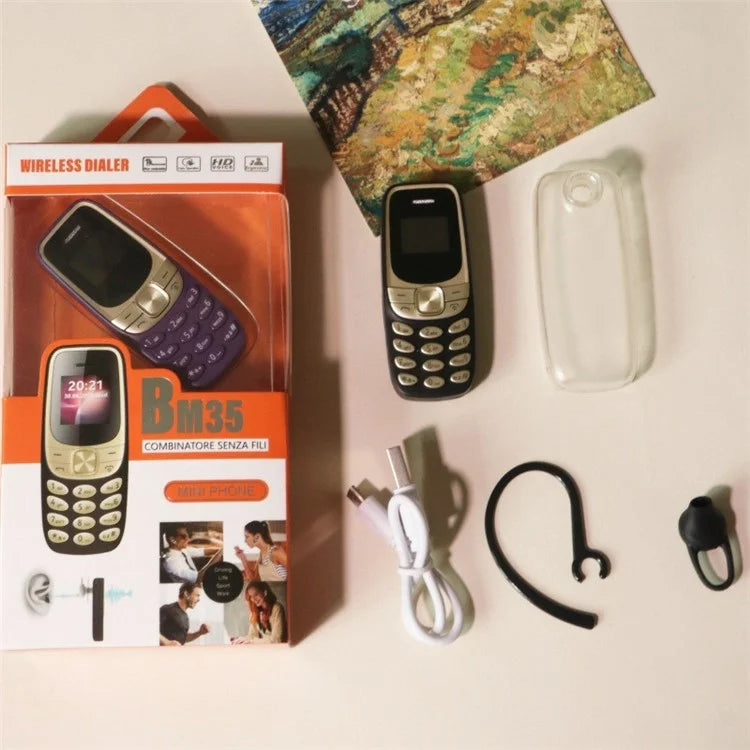 BM35 2G 0.66-Inch Mini Dual SIM Standby Slim Cell Phone