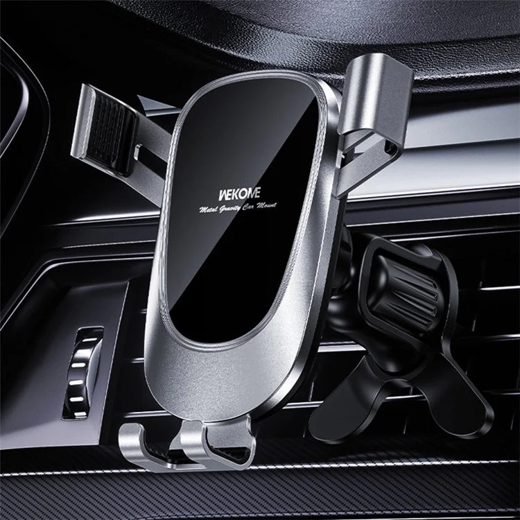 WEKOME WA-S58 K Captain Metal Gravity Car Holder Air Vent Cell Phone Mount Stand