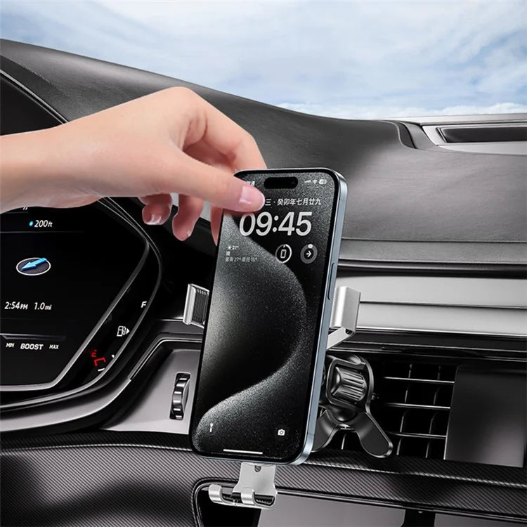 WEKOME WA-S58 K Captain Metal Gravity Car Holder Air Vent Cell Phone Mount Stand