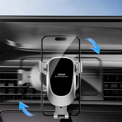 WEKOME WA-S58 K Captain Metal Gravity Car Holder Air Vent Cell Phone Mount Stand