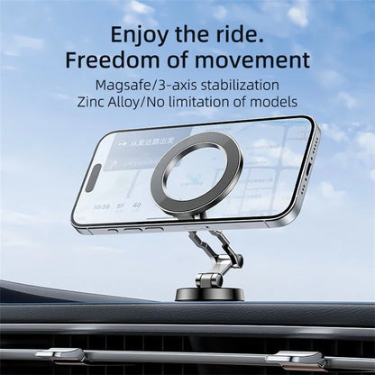 YESIDO C203 Magnetic Car Mount Phone Holder 360-Degree Rotation