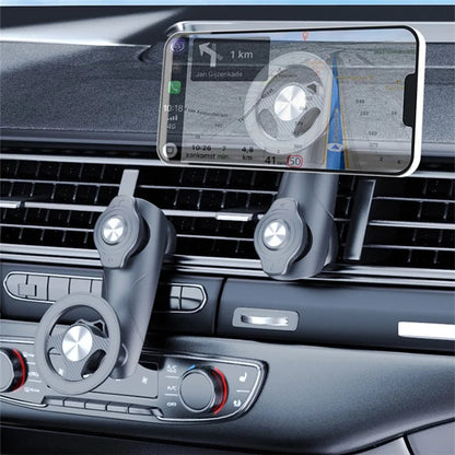 C23-8B Rotating Magnetic Car Phone Mount Multifunctional Air Vent Phone Holder