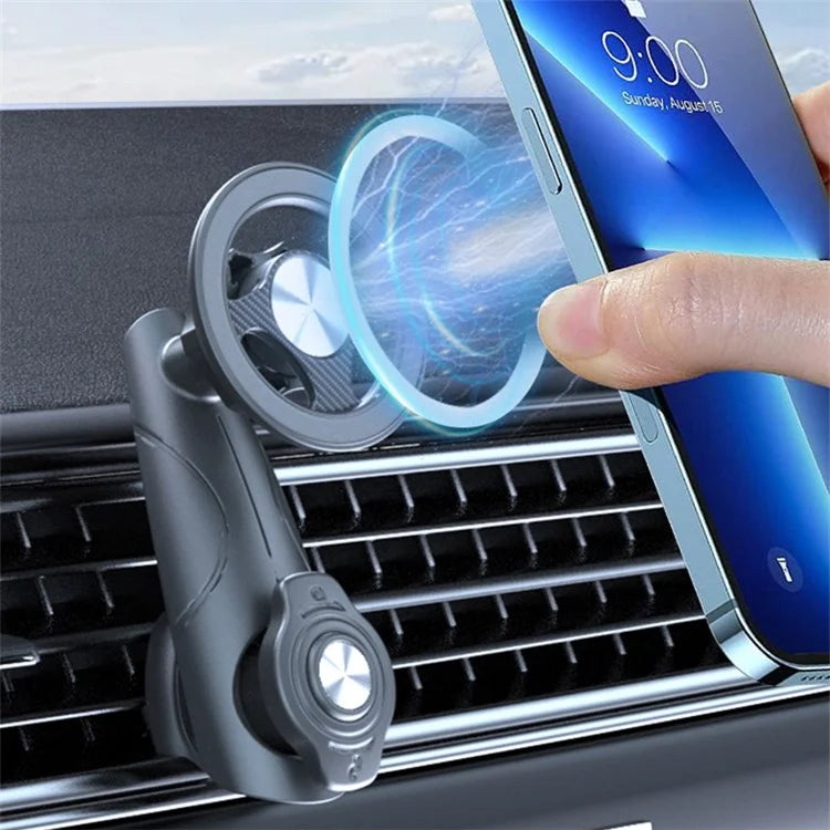 C23-8B Rotating Magnetic Car Phone Mount Multifunctional Air Vent Phone Holder