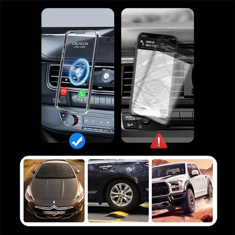 C23-8B Rotating Magnetic Car Phone Mount Multifunctional Air Vent Phone Holder