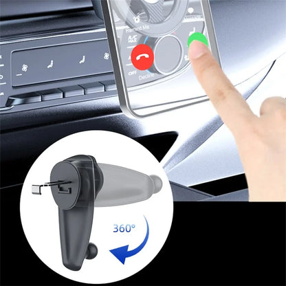 C23-8B Rotating Magnetic Car Phone Mount Multifunctional Air Vent Phone Holder