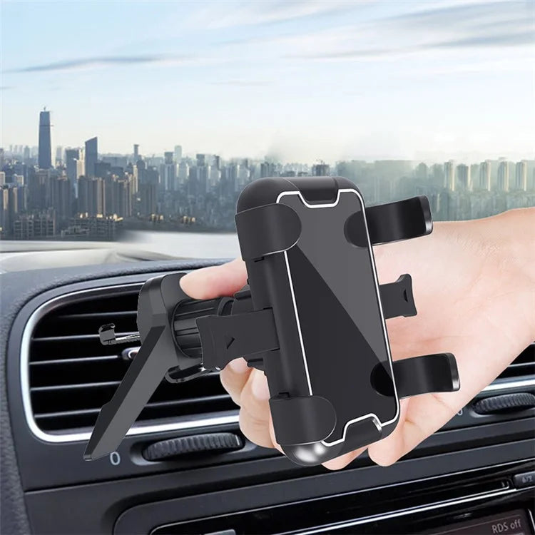 Y20-7 Car Phone Holder Air Vent Hook Mount Phone Cradle 360 Degree Rotation