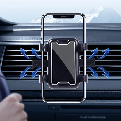 Y20-7 Car Phone Holder Air Vent Hook Mount Phone Cradle 360 Degree Rotation