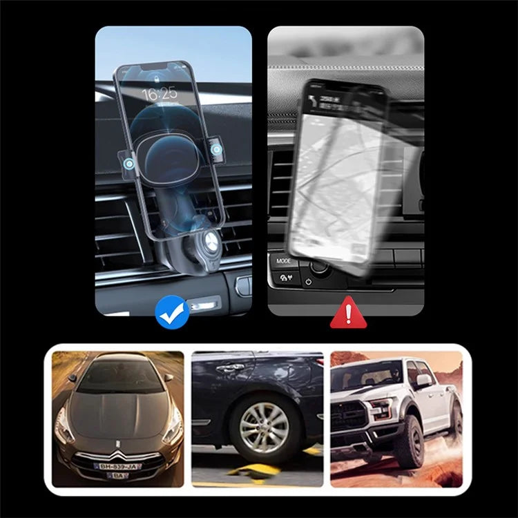 C242A Car Air Vent Phone Holder Rotaty Phone Cradle Mount for 4.7-7.0 inch Phone