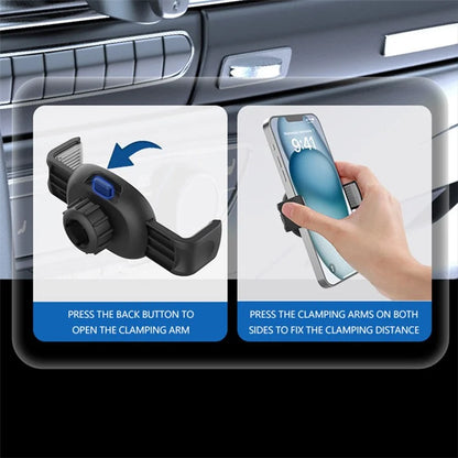 C242A Car Air Vent Phone Holder Rotaty Phone Cradle Mount for 4.7-7.0 inch Phone
