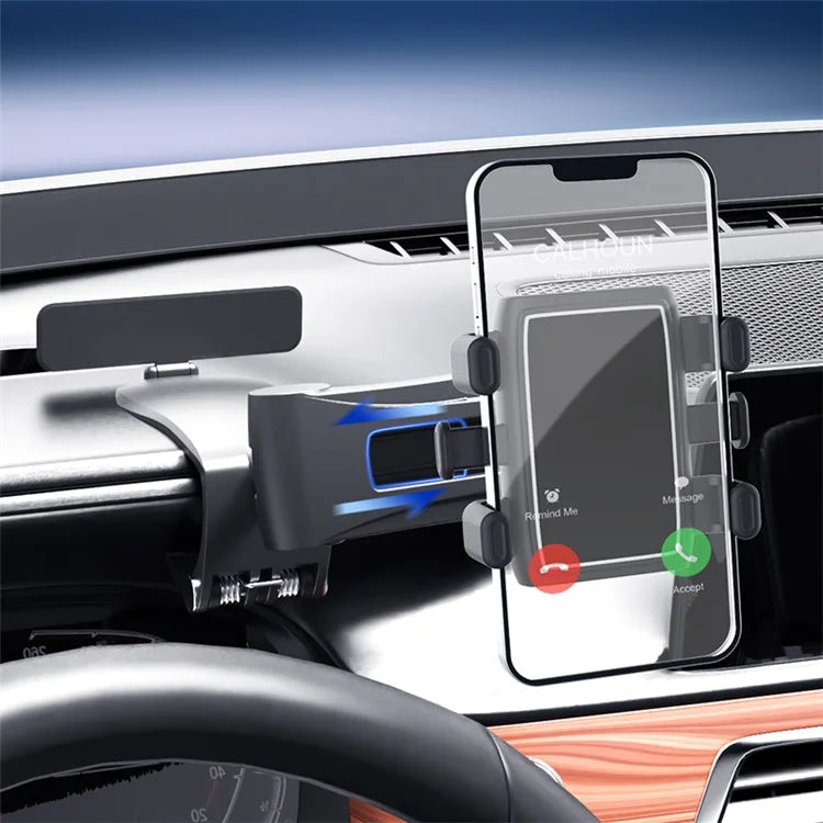 YB20-3A Foldable Car Phone Holder Dashboard Mount Cradle with Parking Number Plate