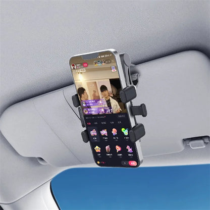 YB20-3A Foldable Car Phone Holder Dashboard Mount Cradle with Parking Number Plate