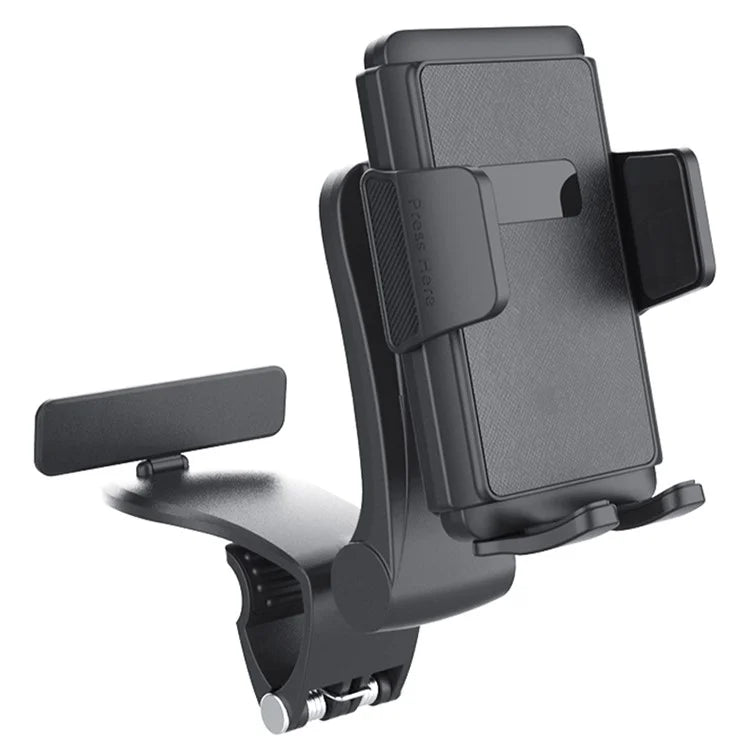 YB24-3B Car Dashboard Phone Mount Rotary Foldable Phone Bracket with Parking Number Plate