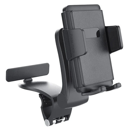 YB24-3B Car Dashboard Phone Mount Rotary Foldable Phone Bracket with Parking Number Plate