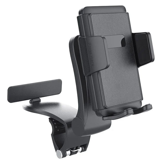 YB24-3B Car Dashboard Phone Mount Rotary Foldable Phone Bracket with Parking Number Plate