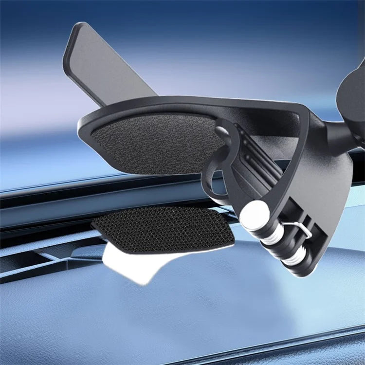 YB24-3B Car Dashboard Phone Mount Rotary Foldable Phone Bracket with Parking Number Plate