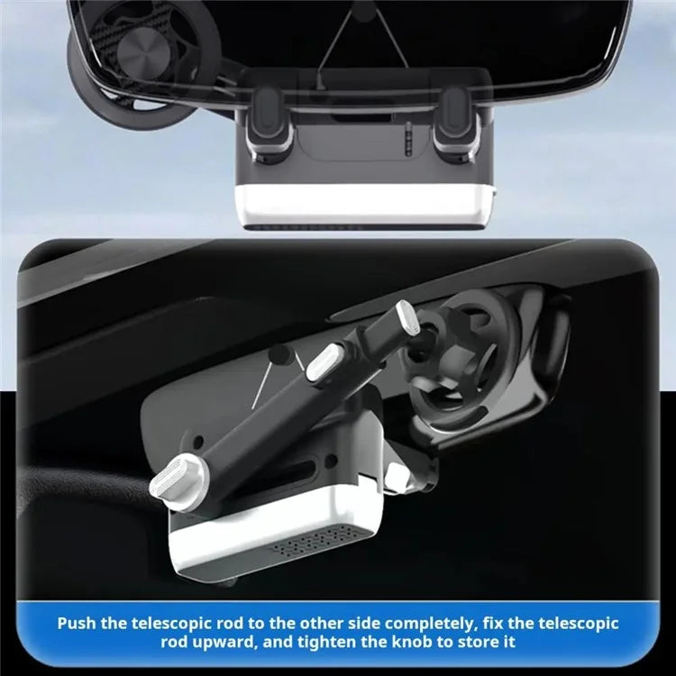 H23-8A Rearview Mirror Magnetic Phone Holder Car Mount Rotation Phone Bracket