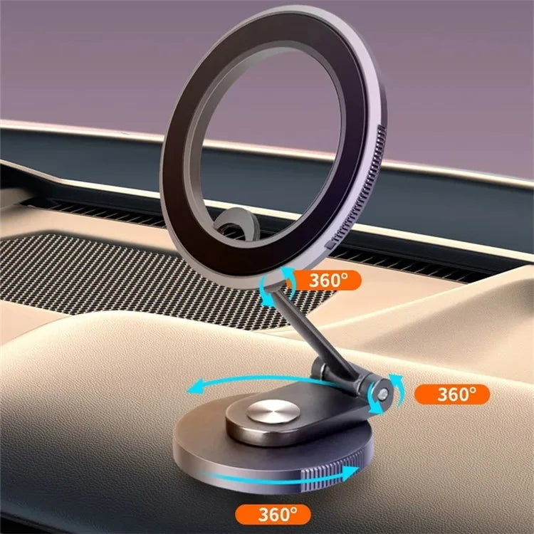 G128 Car Dashboard Mount Magnetic Phone Holder Rotatable Cellphone Stand