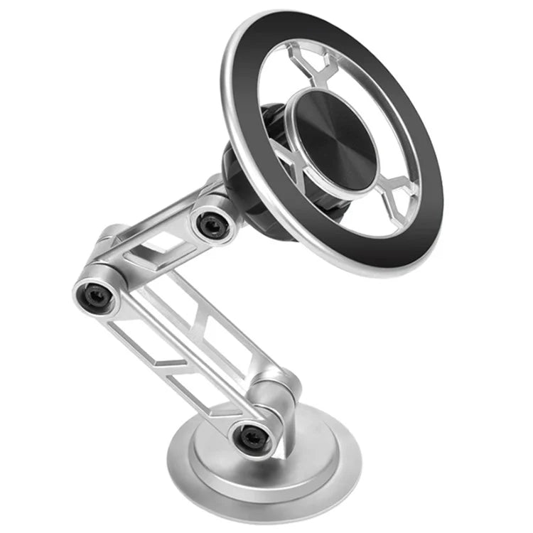 G188 Car Dashboard Magnetic Phone Holder Aluminum Alloy Adjustable Cellphone Stand