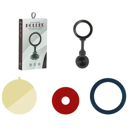 G218 Car Dashboard Magnetic Phone Holder Foldable Zinc Alloy Cellphone Bracket