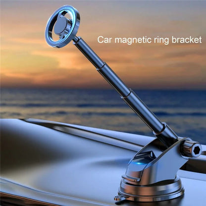 Q33 Car Dashboard Mount Suction Cup Base Telescopic Arm Magnetic Phone Holder Bracket