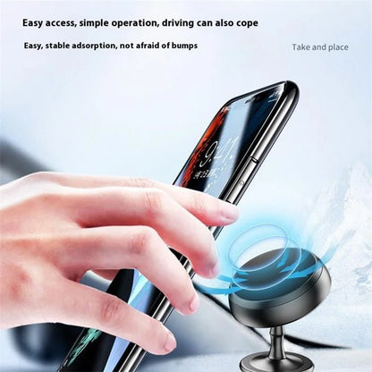 Q3 Car Dashboard Adhesive Bottom Phone Bracket Magnetic Aluminum Alloy Phone Holder for Vehicle
