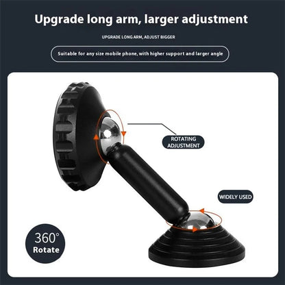 Q7 Suction Cup Bottom Phone Holder Magnetic Car Dashboard Phone Bracket for SUV Vehicle