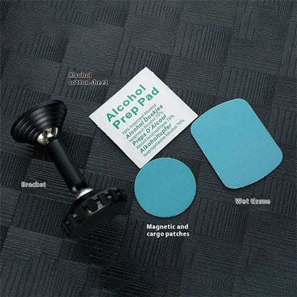 Q7 Suction Cup Bottom Phone Holder Magnetic Car Dashboard Phone Bracket for SUV Vehicle