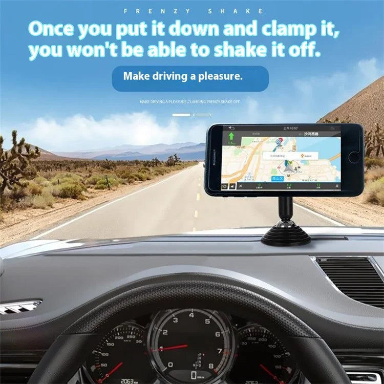 Q7 Suction Cup Bottom Phone Holder Magnetic Car Dashboard Phone Bracket for SUV Vehicle