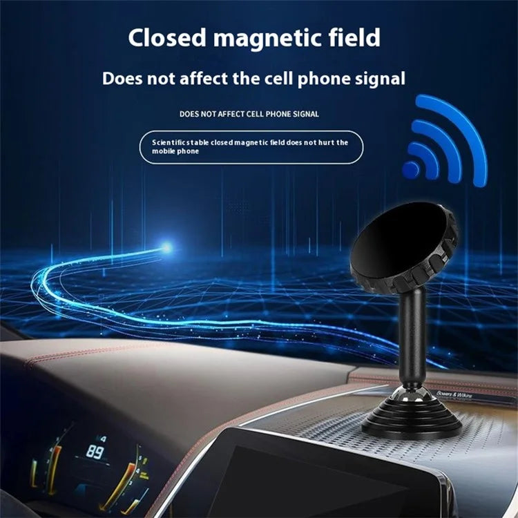 Q7 Suction Cup Bottom Phone Holder Magnetic Car Dashboard Phone Bracket for SUV Vehicle