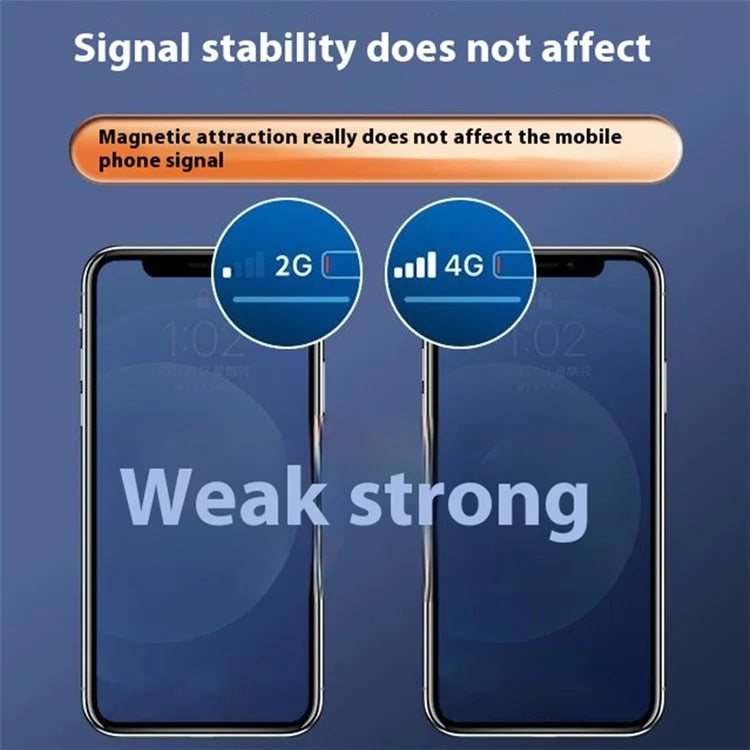 Q6 Car Dashboard Magnetic Phone Mount Ring Shape Phone Holder with Adhesive Bottom