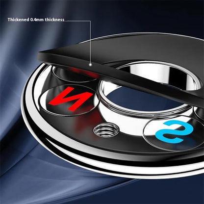 Q6 Car Dashboard Magnetic Phone Mount Ring Shape Phone Holder with Adhesive Bottom