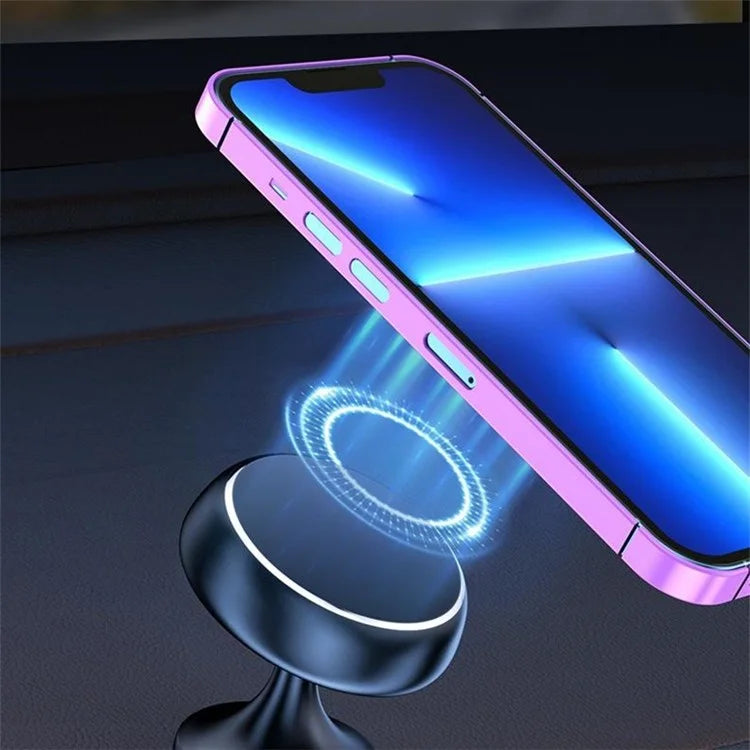 Q5 Phone Bracket Magnetic Car Dashboard Adhesive Bottom Aluminum Alloy Phone Holder for Vehicle