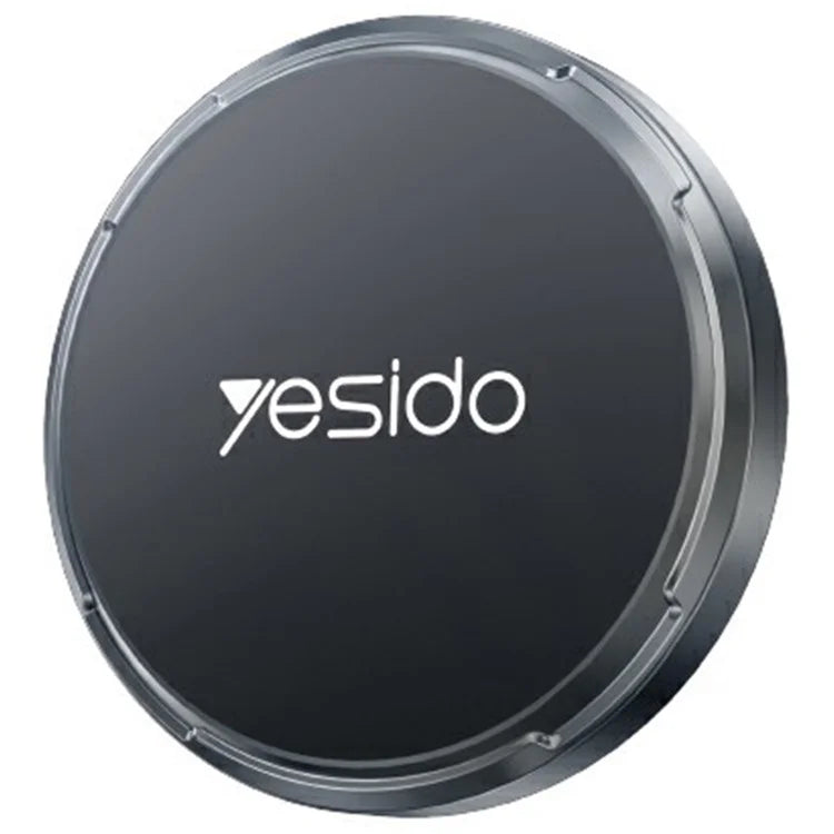 YESIDO C211 Round Magnetic Car Phone Holder Adhesive Zinc Alloy Cellphone Stand