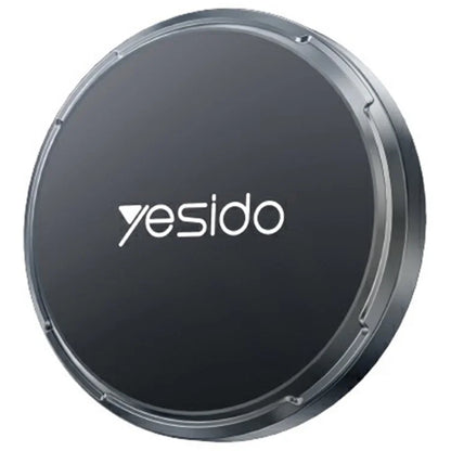 YESIDO C211 Round Magnetic Car Phone Holder Adhesive Zinc Alloy Cellphone Stand