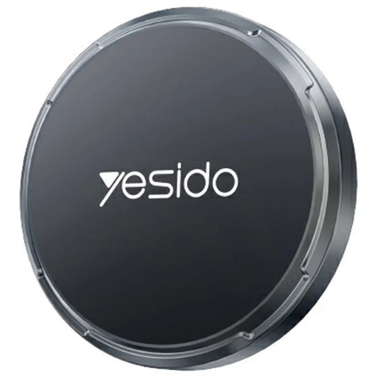 YESIDO C211 Round Magnetic Car Phone Holder Adhesive Zinc Alloy Cellphone Stand