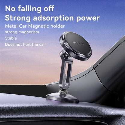 YESIDO C210 Dual Ball Head Design Magnetic Car Phone Holder Zinc Alloy Cellphone Stand