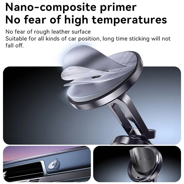 YESIDO C210 Dual Ball Head Design Magnetic Car Phone Holder Zinc Alloy Cellphone Stand