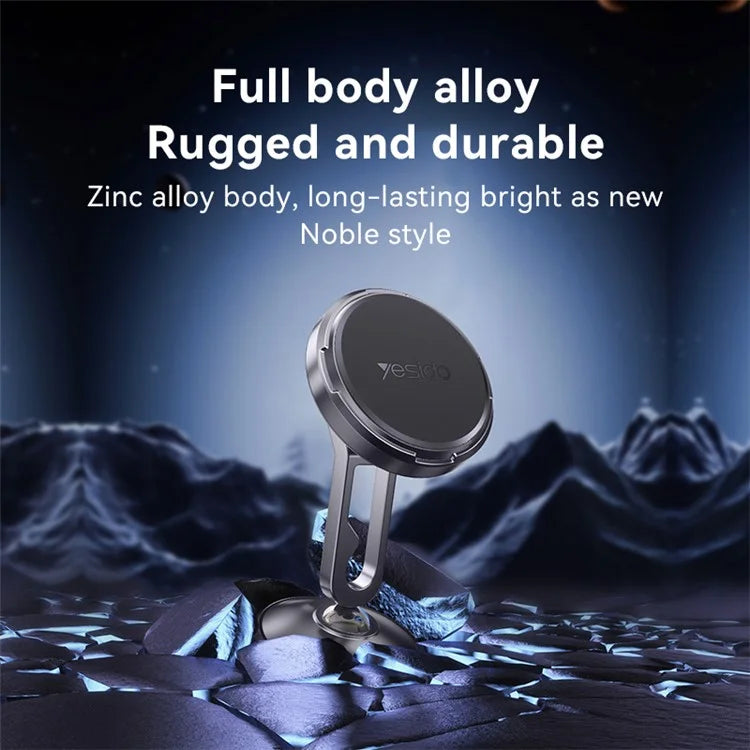 YESIDO C210 Dual Ball Head Design Magnetic Car Phone Holder Zinc Alloy Cellphone Stand