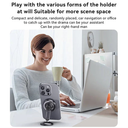 YESIDO C210 Dual Ball Head Design Magnetic Car Phone Holder Zinc Alloy Cellphone Stand