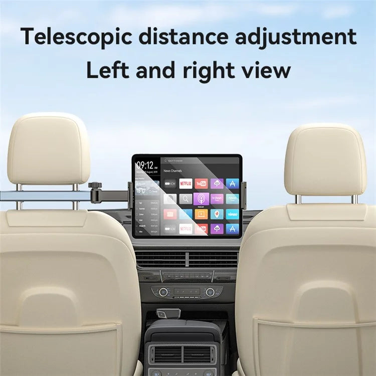 YESIDO C294 Car Seat Back Phone Tablet Holder Foldable Car Headrest Mount Phone Bracket