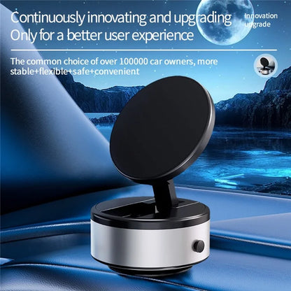 X10Q 360 Degree Rotatable Car Suction Cup Mount Magnetic Adsorption Phone Holder Folding Bracket