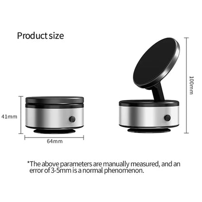 X10Q 360 Degree Rotatable Car Suction Cup Mount Magnetic Adsorption Phone Holder Folding Bracket