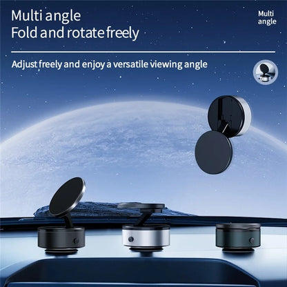 X10Q 360 Degree Rotatable Car Suction Cup Mount Magnetic Adsorption Phone Holder Folding Bracket