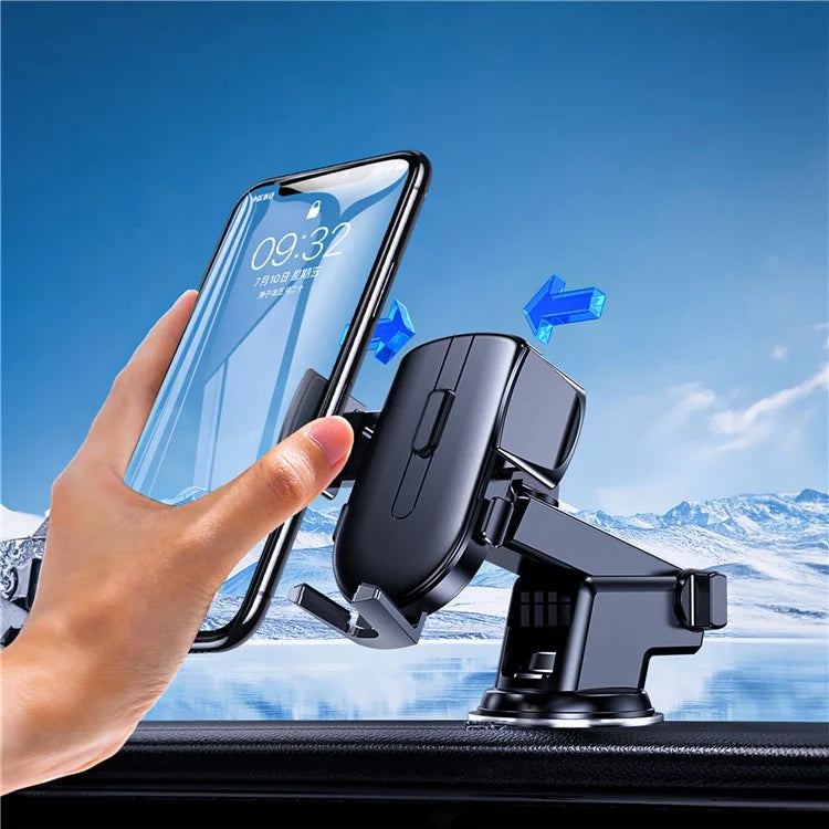 WIWU Wi-CH054 Car Dashboard Suction Cup Phone Holder Rotatable 4-7.2inch Phone Bracket