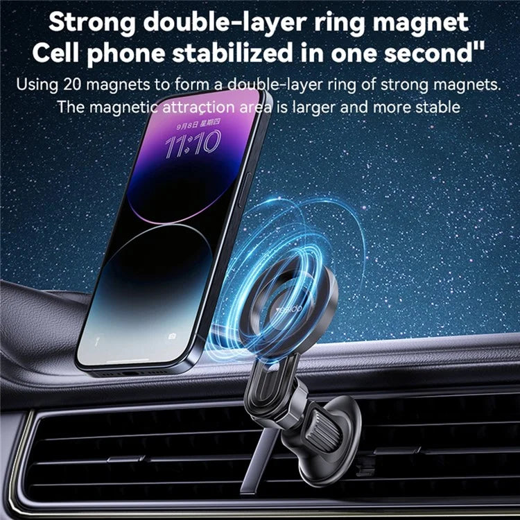 YESIDO C209 Magnetic Phone Holder Car Air Outlet Bracket Compatible MagSafe