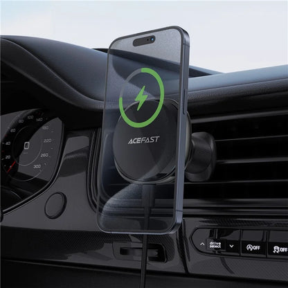 ACEFAST D31 Car Air Vent Phone Wireless Charger Phone Holder Stand 15W Wireless Charging