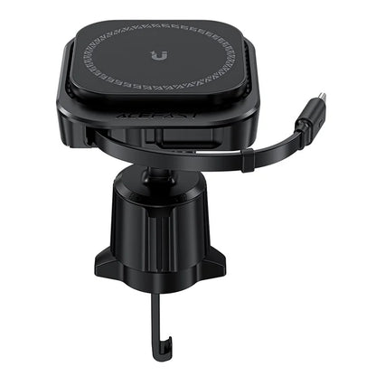 ACEFAST D32 Phone Wireless Charger Car Air Vent Phone Charger with Retractable Cable