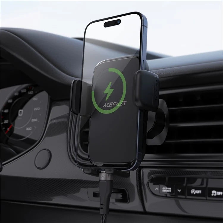 ACEFAST D27 Press Type Phone Stand Holder Car Air Vent 360 Degree Rotation Phone Clamp
