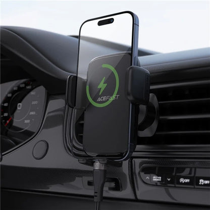 ACEFAST D27 Press Type Phone Stand Holder Car Air Vent 360 Degree Rotation Phone Clamp