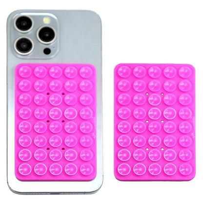 RK-X8 40 Grain Silicone Suction Cups Phone Mount Double Sides Mirror Shower Phone Holder